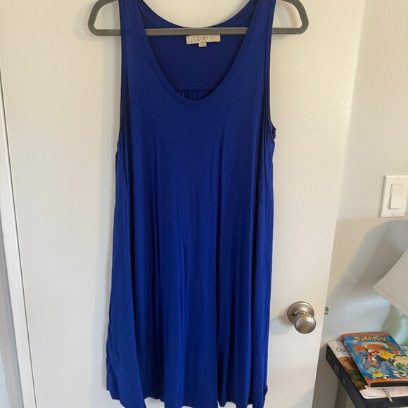 LOFT Dresses & Skirts - LOFT Blue Dress - EUC